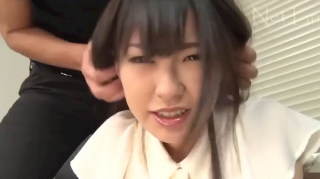 大眼皮膚白析的美女OL被中出調教